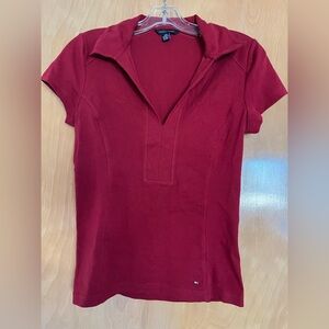 Tommy Hilfiger red blouse